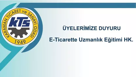 TOBB ETÜ SEM- E-TİCARETTE UZMANLIK EĞİTİMİ DUYURUSU