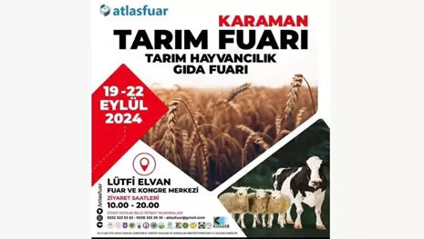  KARAMAN TARIM FUARI’NA DAVETLİSİNİZ…